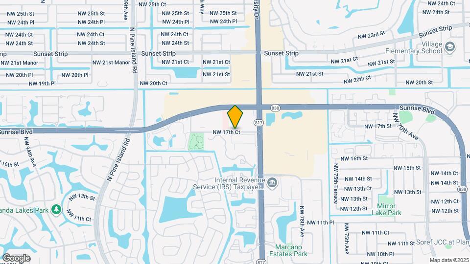 8134 NW 17th Mnr Map and Location Details