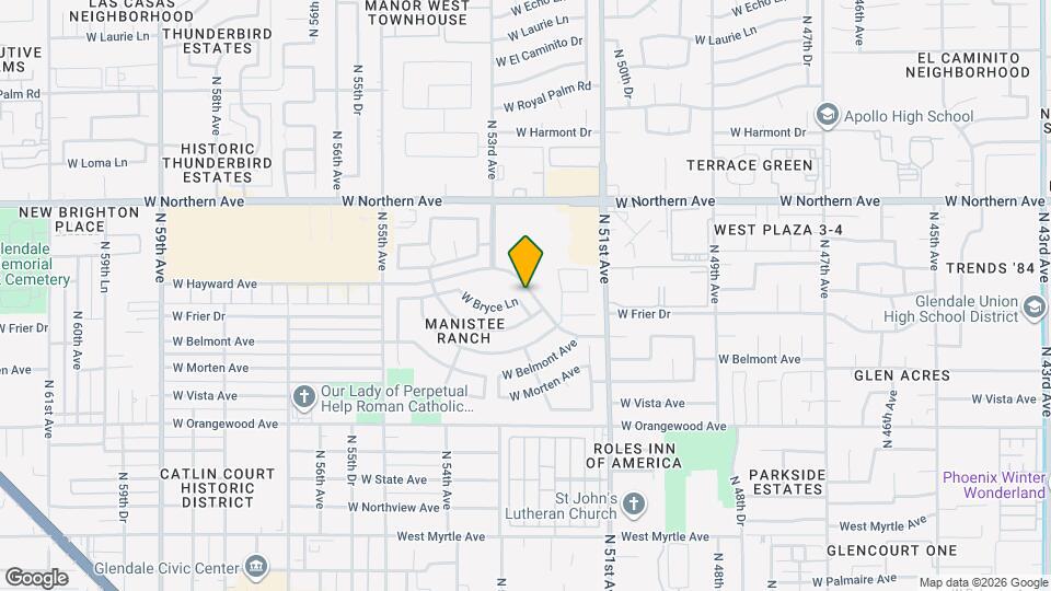 7775 N 52nd Dr Map and Location Details