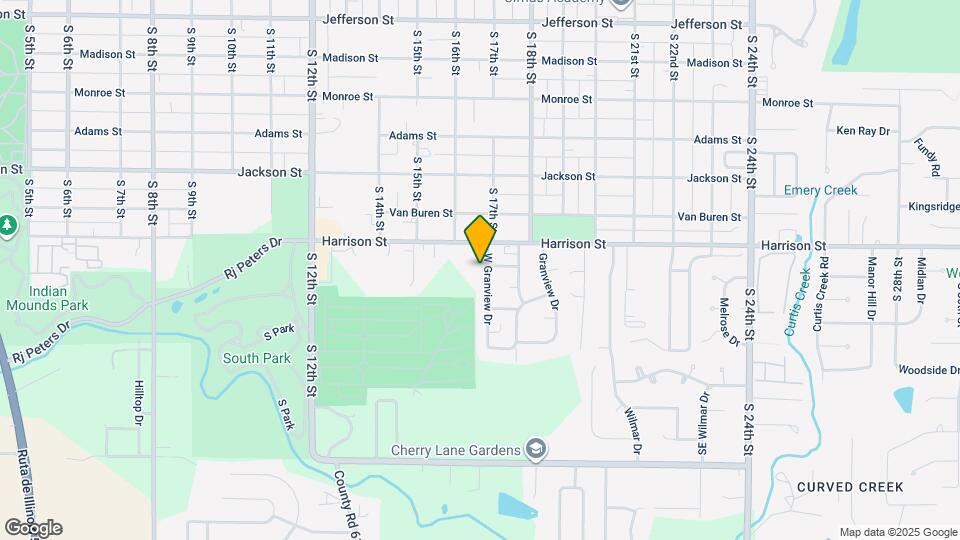 1524 W Granview Dr Map and Location Details
