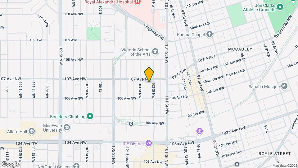 10650 102 St NW Map and Location Details