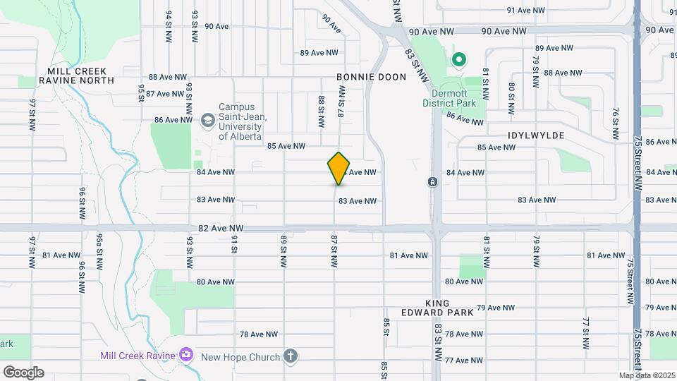 8309-8387 87 St NW Map and Location Details