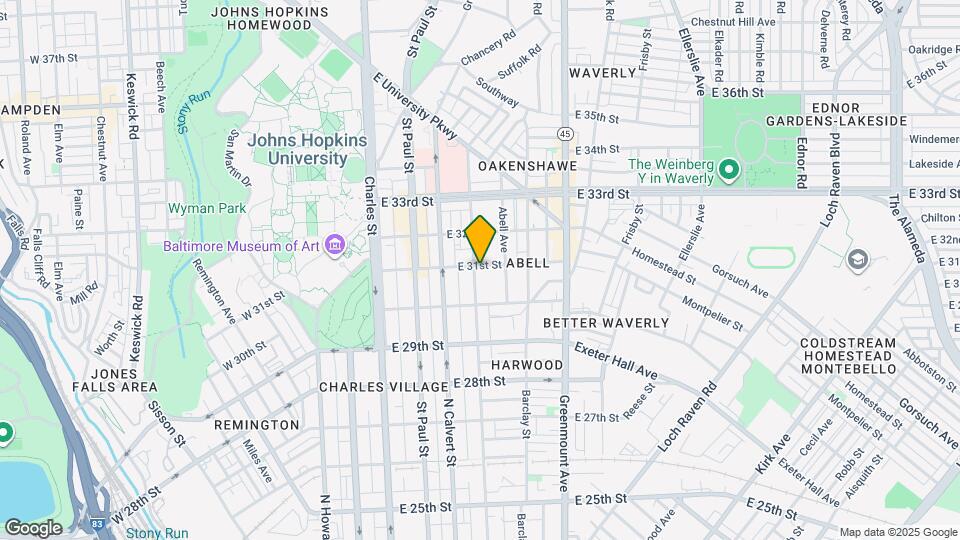 3053 Guilford Ave Mapa y Detalles de la Ubicación