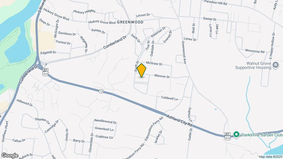 709 Woodlawn Dr Map and Location Details