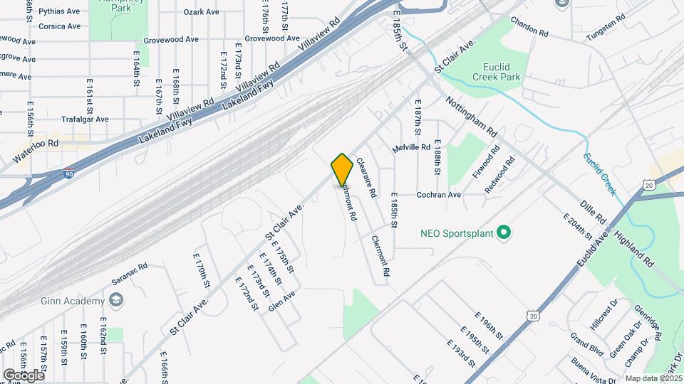 1394 Larchmont Rd Map and Location Details