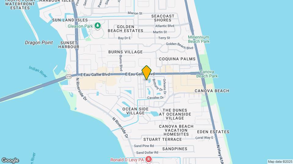 1951 Island Club Dr Map and Location Details