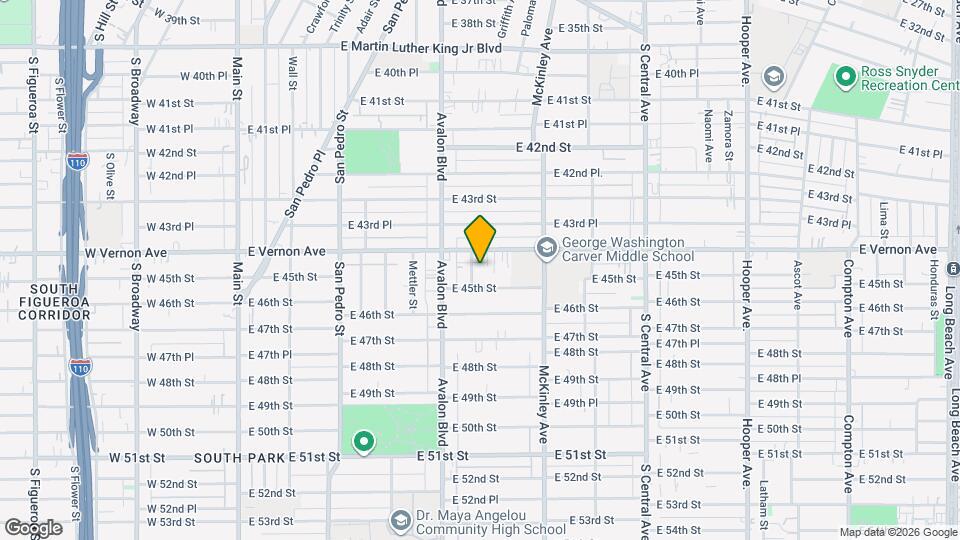 4422 1/2 Stanford Ave Map and Location Details