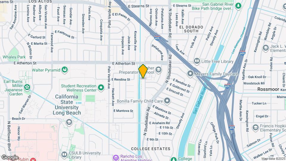 1603 Vuelta Grande Ave Map and Location Details