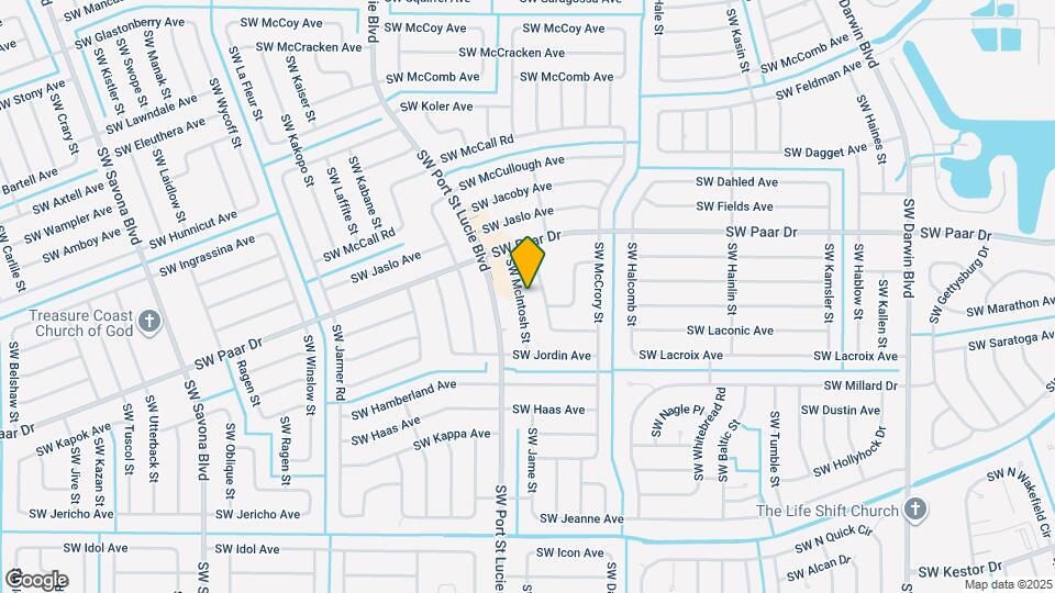 4043 SW McIntosh St Map and Location Details