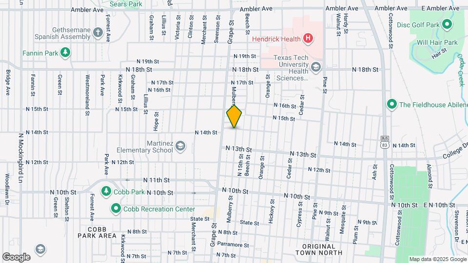 1360 Mulberry St Map and Location Details