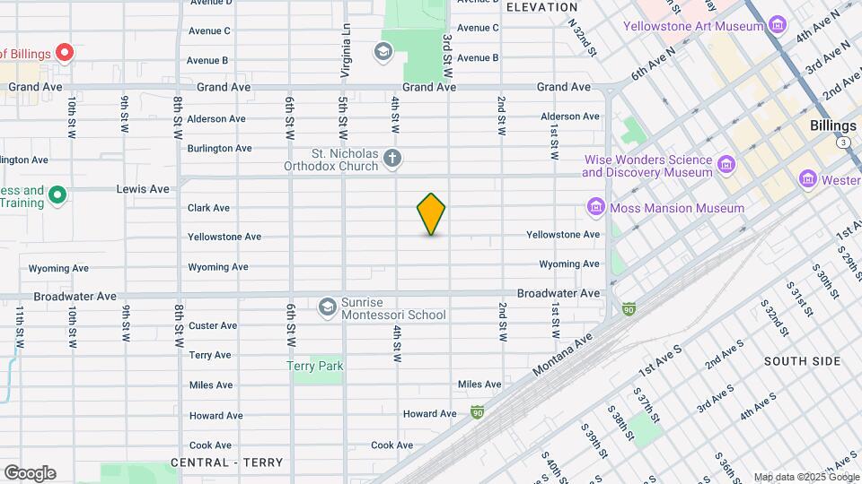 318 Yellowstone Ave Map and Location Details