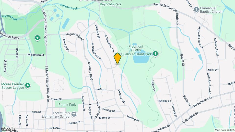 1416 E Sedgefield Dr Map and Location Details
