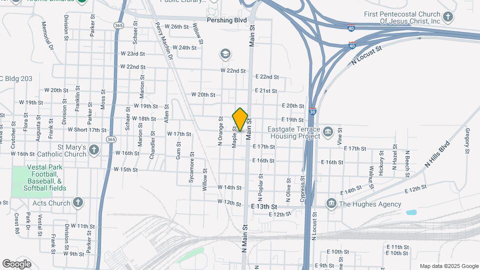 114 W 18th St Map and Location Details