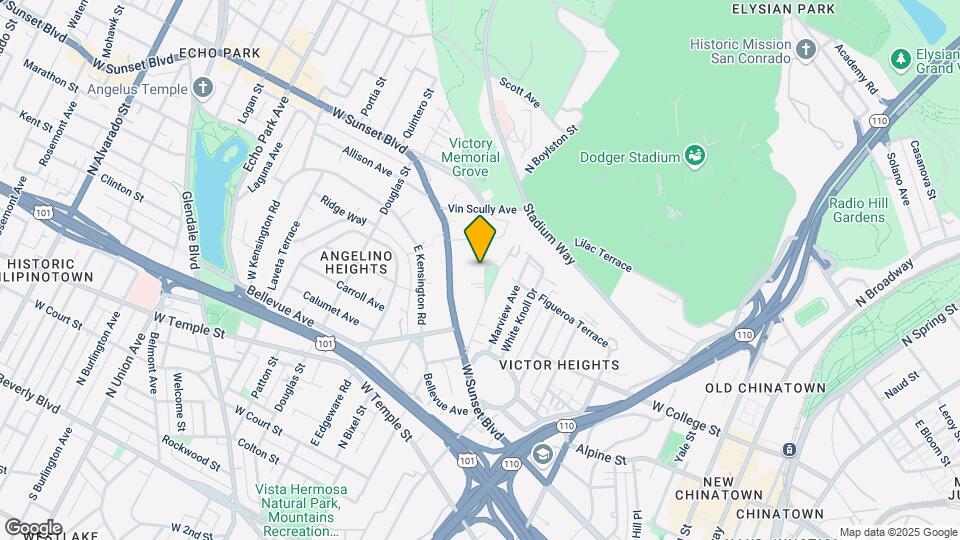The Angeleno Map and Location Details
