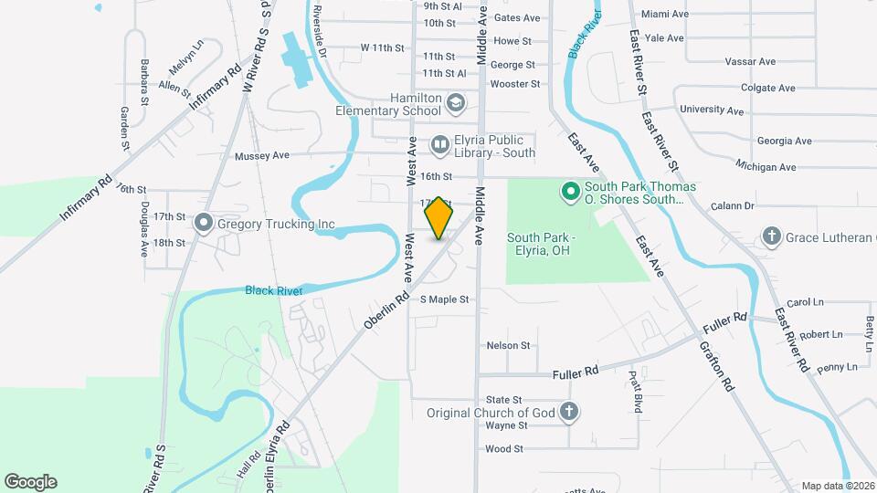 219 Oberlin Rd Map and Location Details