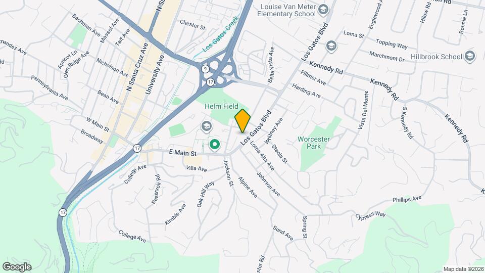 49 Los Gatos Blvd Map and Location Details