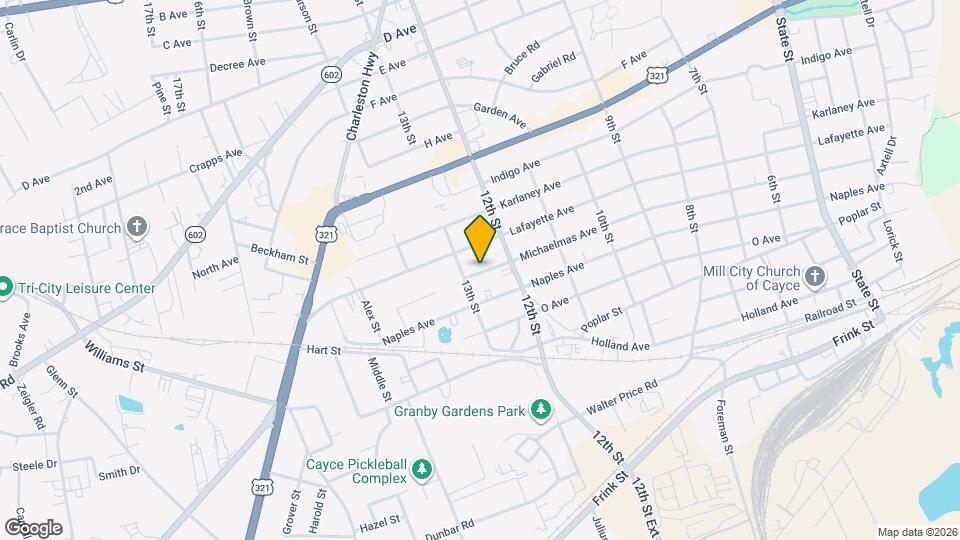 1234 M Ave Map and Location Details