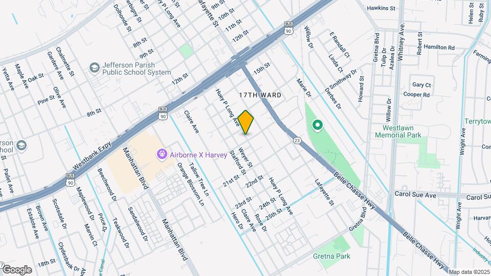 1708 Huey P Long Ave, Unit 2204 Map and Location Details