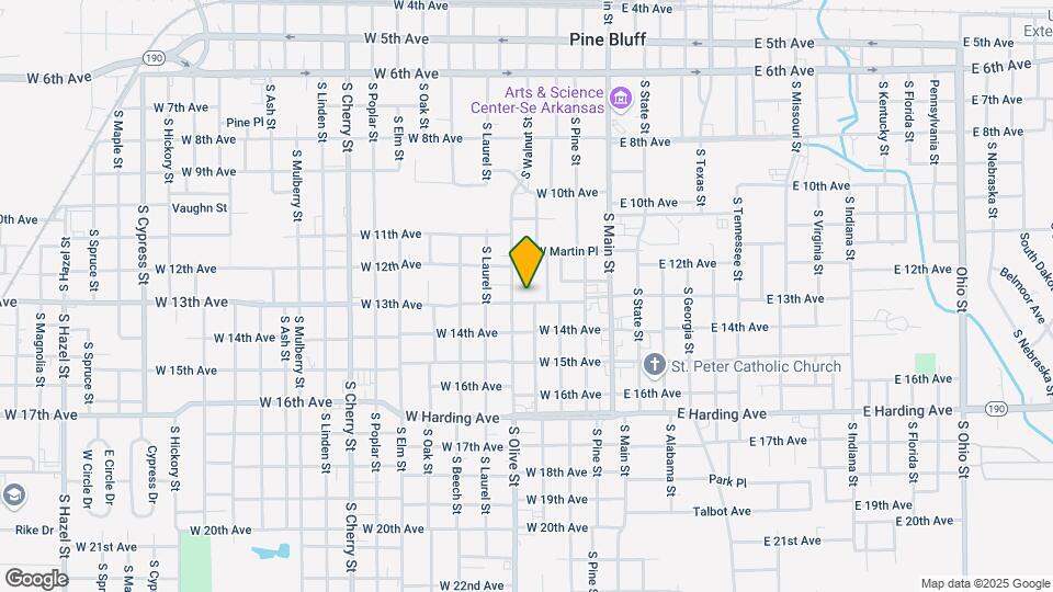 413 W 13th Ave Map and Location Details