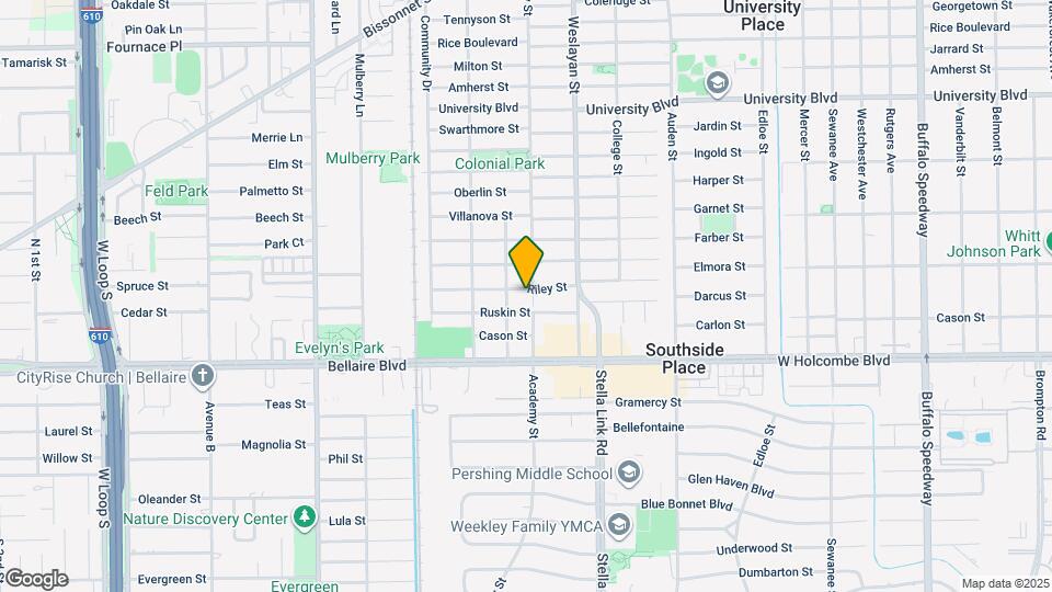 4107 Riley St Map and Location Details