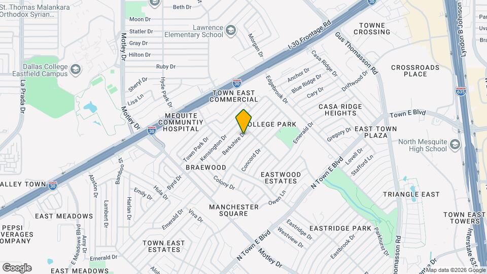 3110 Berkshire Dr Map and Location Details