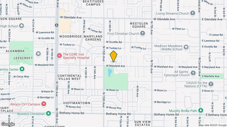 6505 N 13th Dr Map and Location Details