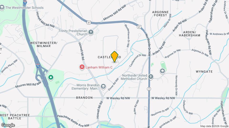 2800 Mornington Dr NW Map and Location Details