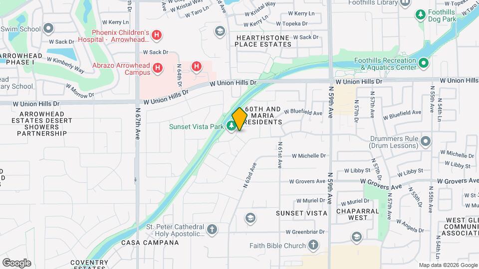 6364 W Villa Rita Dr Map and Location Details