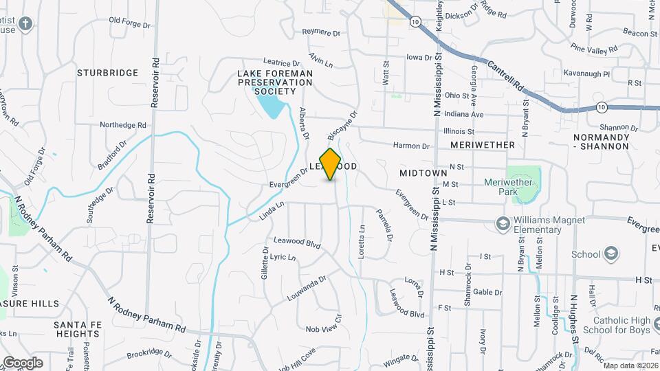 1304 Biscayne Dr Map and Location Details