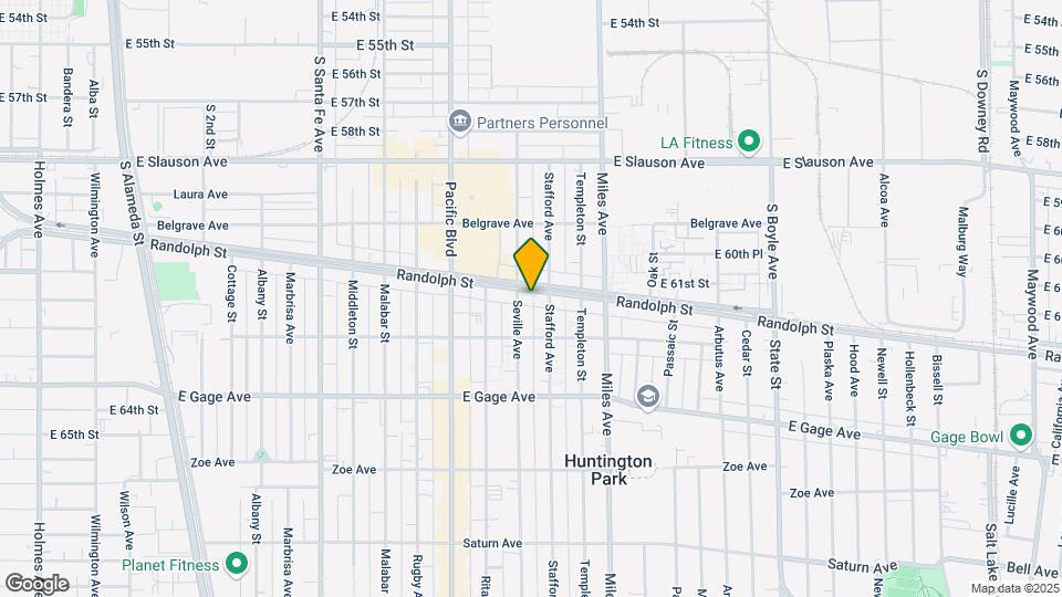 2714 Randolph St Map and Location Details