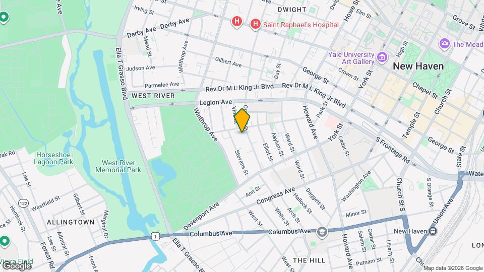 90 Orchard St, Unit 1 Map and Location Details