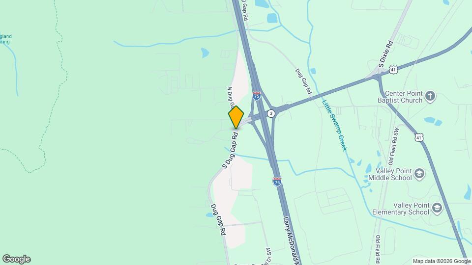 2311 North Dug Gap Rd SW Mapa y Detalles de la Ubicación