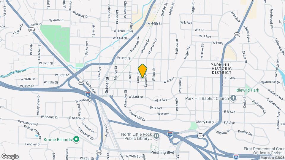 509 W 35th St Map and Location Details
