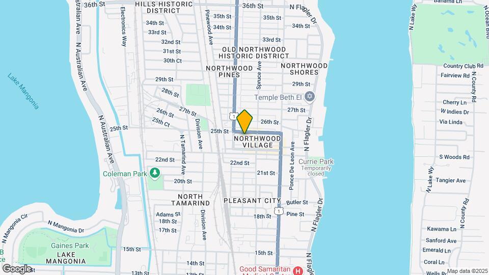 523 24th St Map and Location Details