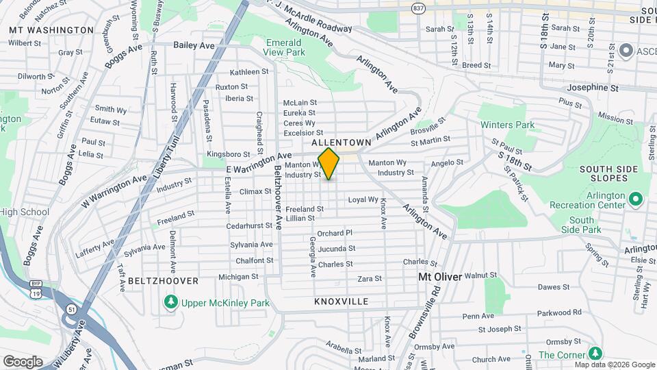 744 Proctor Wy Map and Location Details