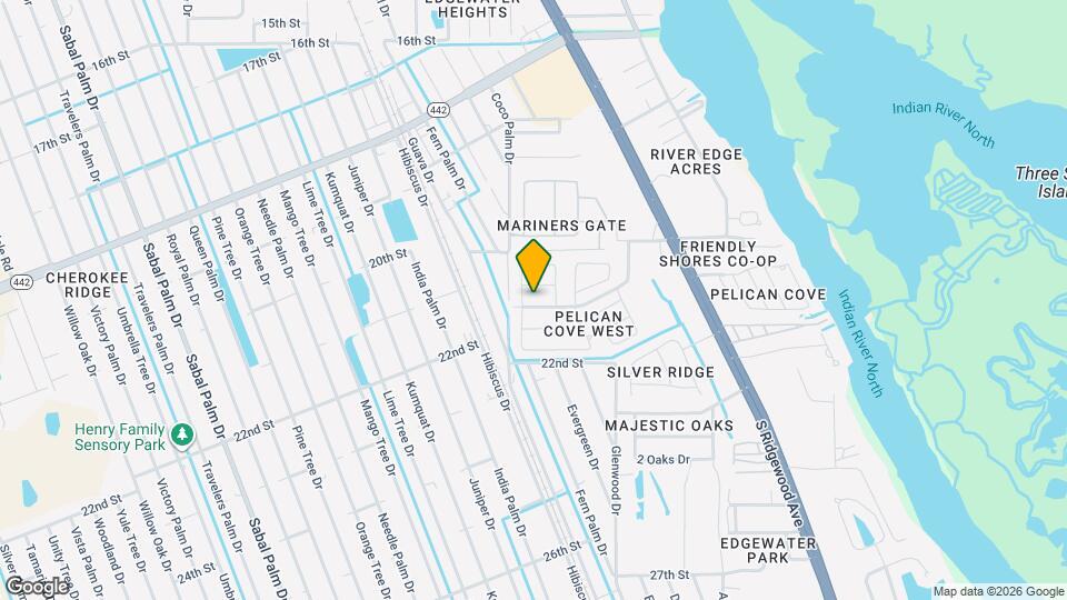 423 Falcon Ave Map and Location Details