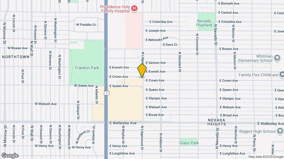 5125 N Lidgerwood St Map and Location Details