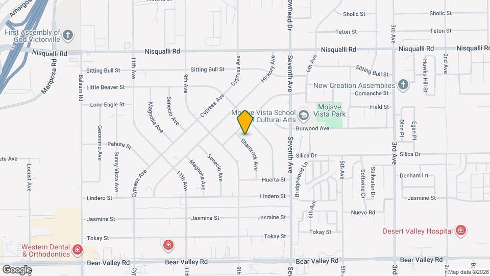 12561 Shamrock Ave Mapa y Detalles de la Ubicación