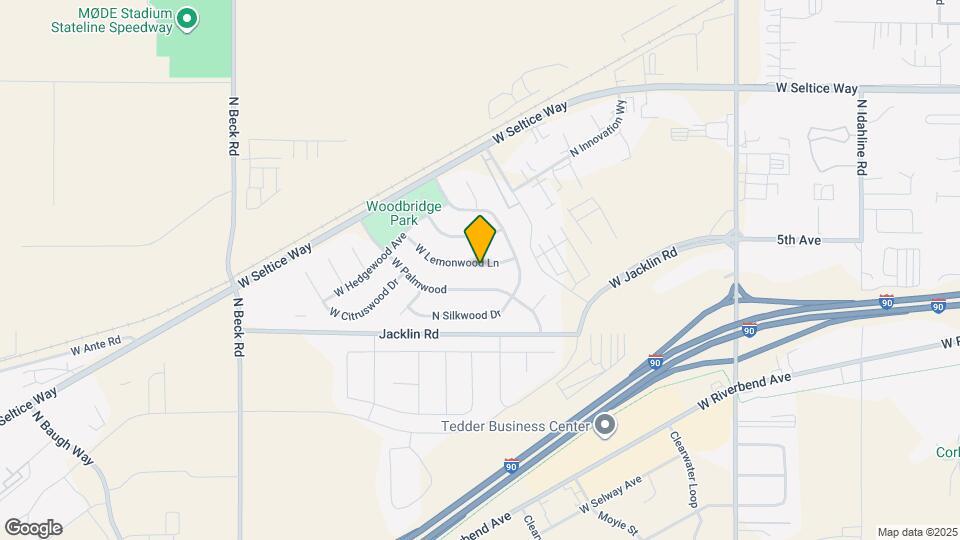 4816 W Lemonwood Ln Map and Location Details