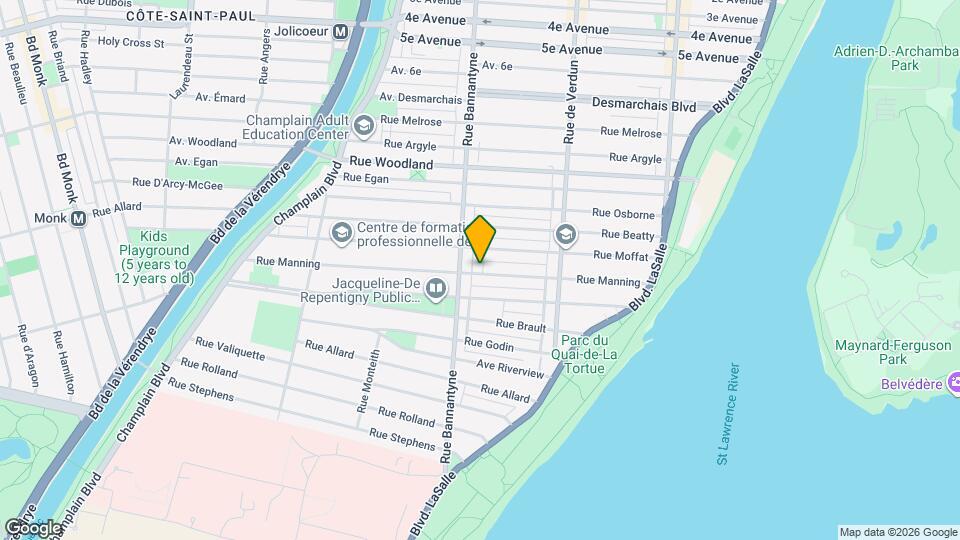 775 Manning Rue Map and Location Details