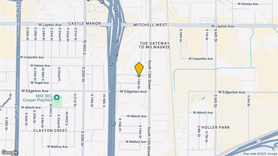 5020 S 14th St Mapa y Detalles de la Ubicación