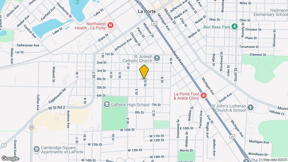 404 4th St Map and Location Details
