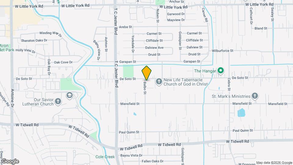 6134 Balbo St Map and Location Details