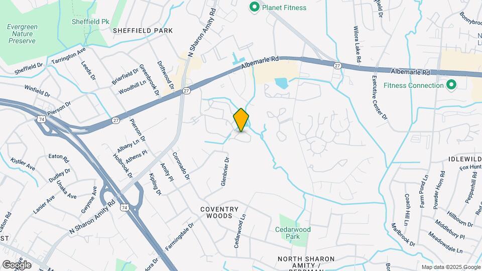 5921 Amity Springs Dr Map and Location Details