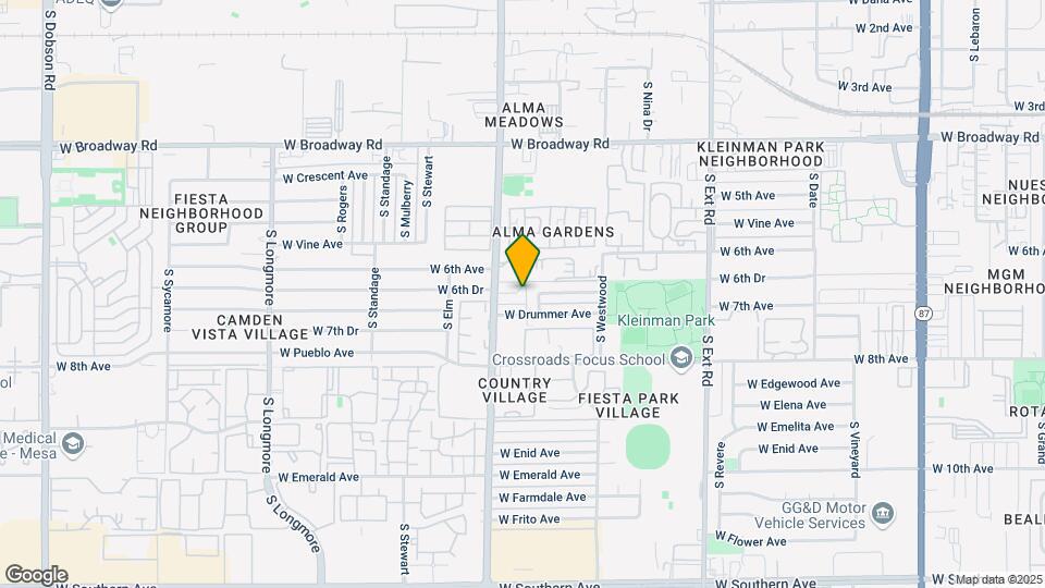 1125 W Dragoon Cir Map and Location Details