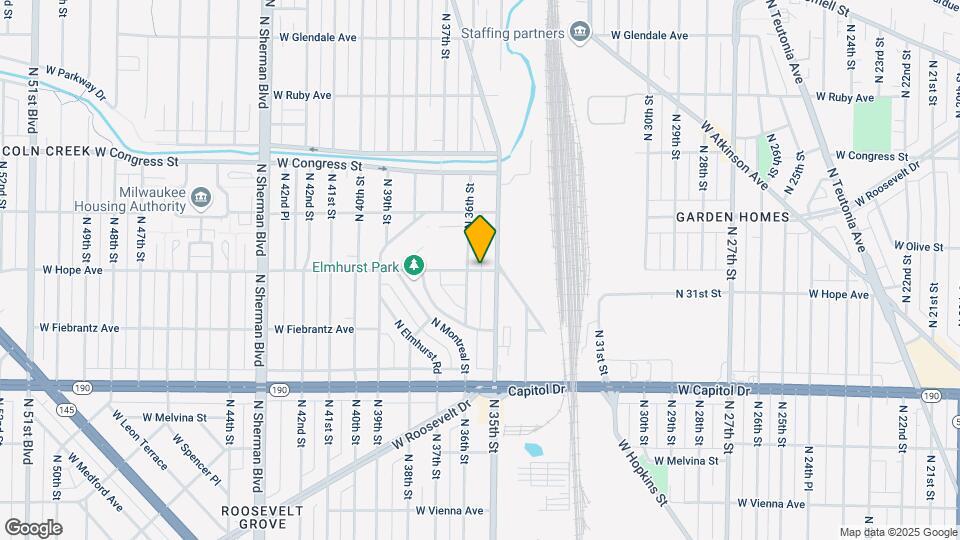 3506 W Auer Ave Map and Location Details