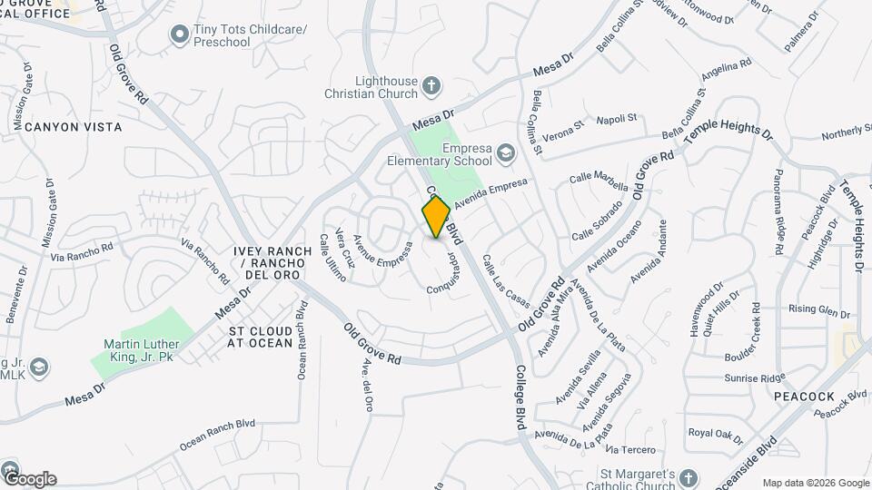 4296 Conquistador Map and Location Details