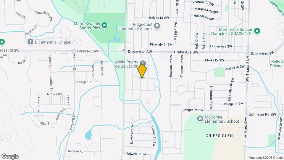 4003 Penny St SW Map and Location Details