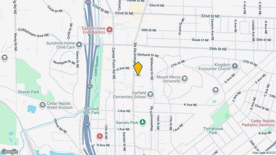 1414 Oakland Rd NE Map and Location Details
