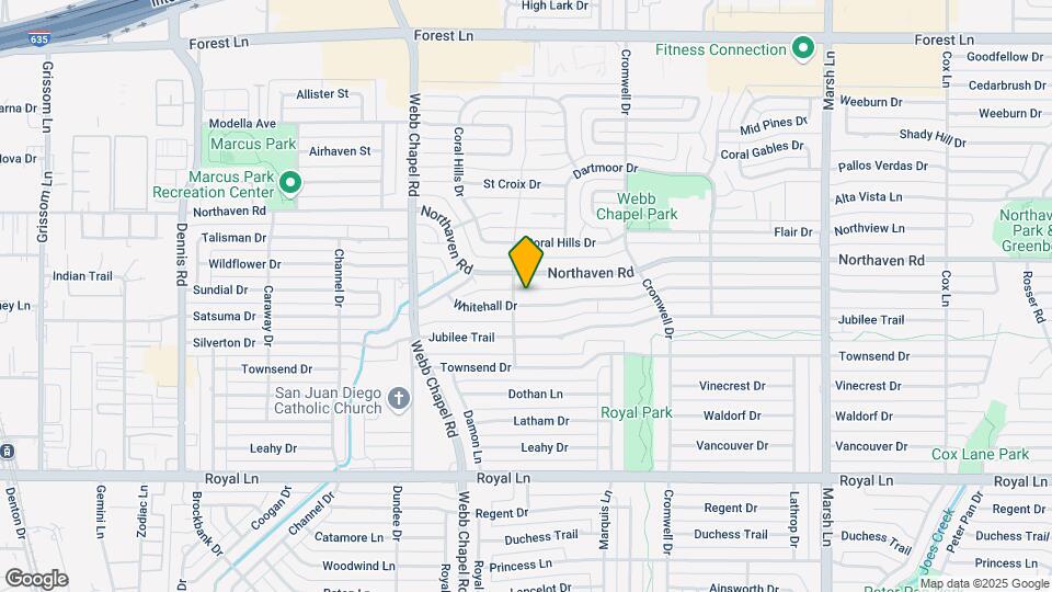 3215 Whitehall Dr Map and Location Details