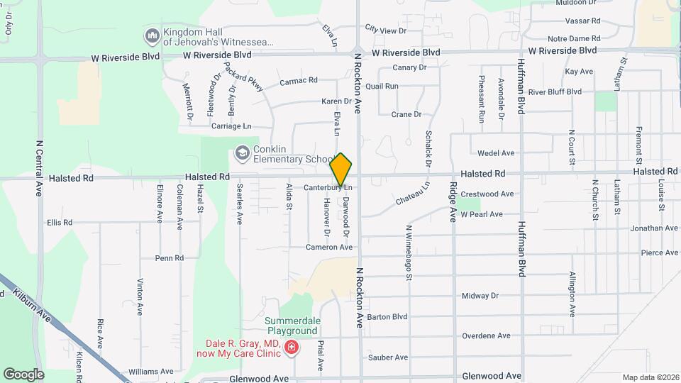 2608 Canterbury Ln Map and Location Details